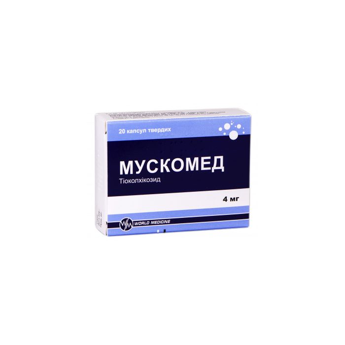 Мускомед капс 4мг №20 - Интернет Аптека Насрин - доставка лекарств на дом!